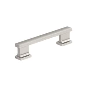 Triomphe 3-3/4 in. (96 mm) Center-to-Center Satin Nickel Bar Cabinet Pull (10-Pack)