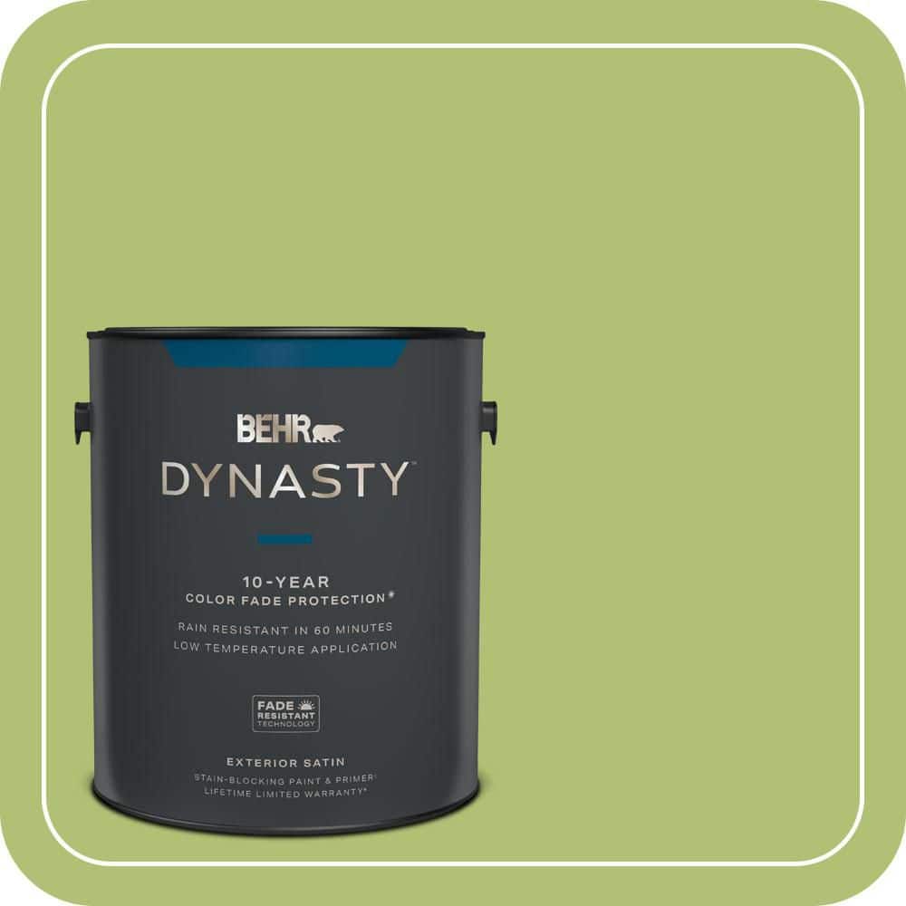 1 gal. Home Decorators Collection #HDC-SM14-5 Lavish Lime Satin Enamel Exterior Stain-Blocking Paint & Primer price history on PriceWatchPro