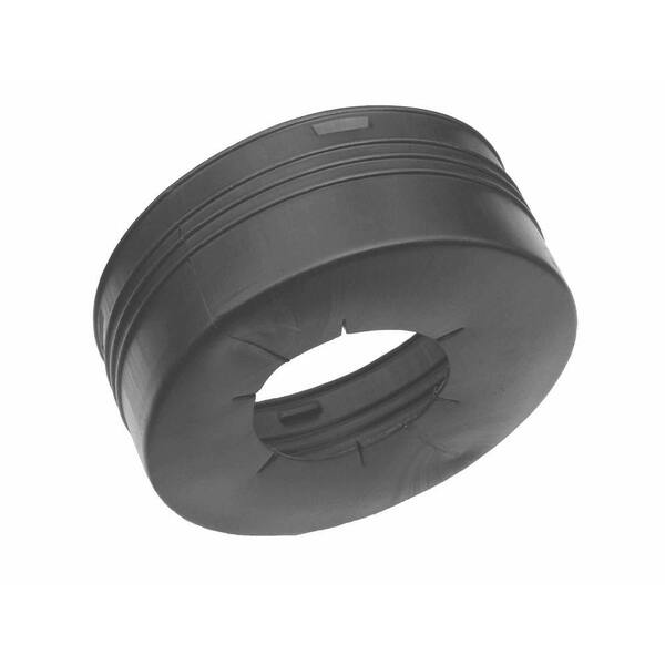 Advanced Drainage Systems 8 in. x 4 in. Polyethylene Slip Gravelless Offset Adapter No Grommet