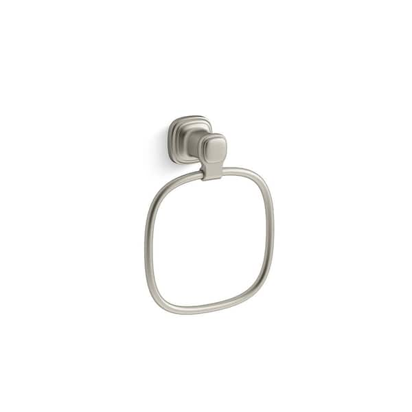 KOHLER Numista Towel Ring In Brushed Nickel R30663 BN The Home Depot   Brushed Nickel Kohler Towel Rings R30663 Bn 64 600 