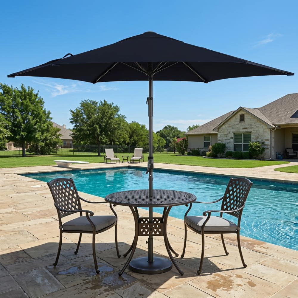9 ft. Patio Umbrella with Auto-Tilt & Crank Lift – UV/Water-Resistance price history on PriceWatchPro