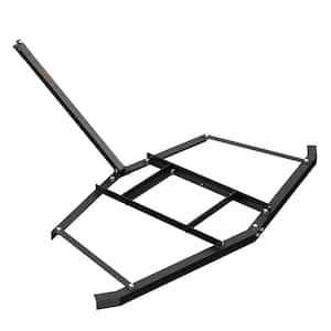 Driveway Drag, 67.7 in. Width Tow Behind Drag Harrow, Q235 Steel Driveway Grader with Adjustable Bars