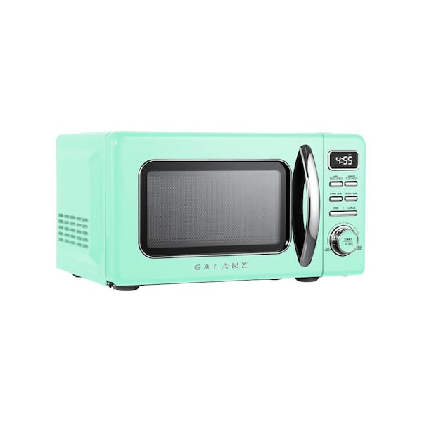 Reviews for Galanz 1.1 cu. ft. Retro Countertop Microwave in Blue