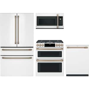 28.7 cu. ft. Standard Depth Refrigerator with 4 Burner Smart Slide-In Gas Range and Dishwasher with Ultra Wash