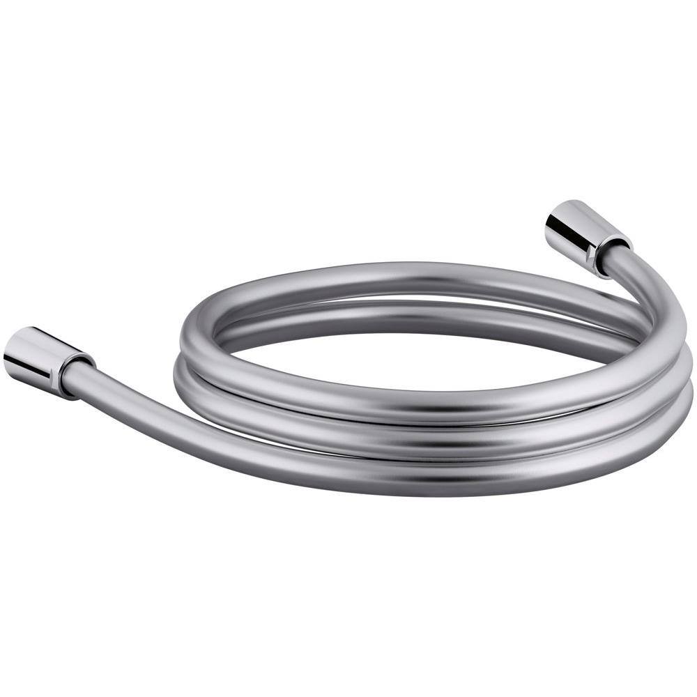 Kohler Awaken 72 In Smooth Shower Hose Polished Chrome K 98360 Cp The Home Depot