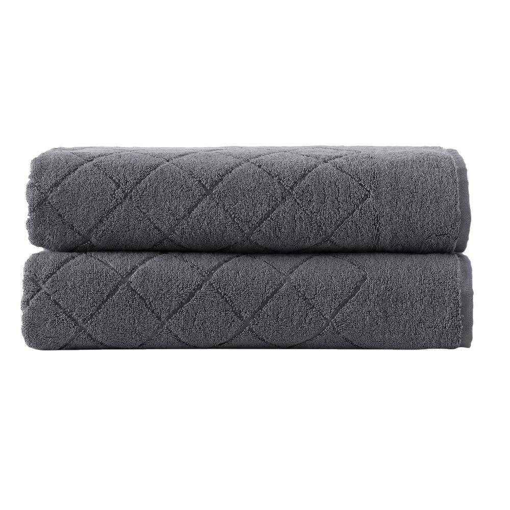 LANE LINEN Bath Sheets Bathroom Towel Set of 4, 100% Cotton Bath Sheet  Towels for Adult, Ultra Soft & Highly Absorbent Grey Large Bath Towels,  Shower