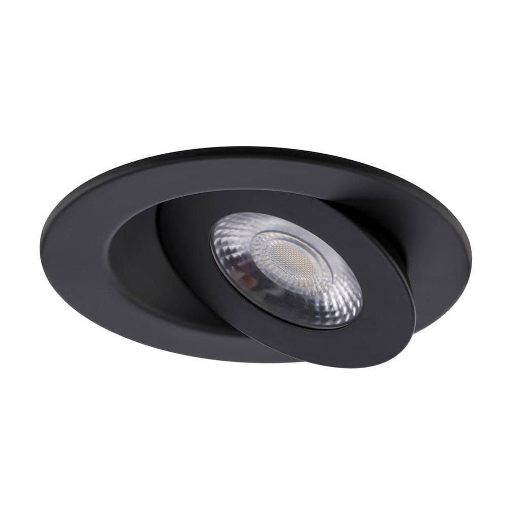 Black Adjustable LED Indoor/Outdoor Recessed Light Kit