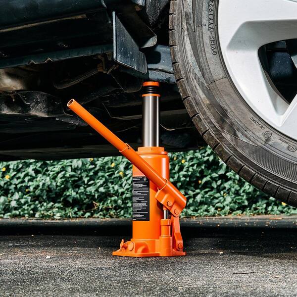 SKYSHALO Hydraulic Bottle Jack, 10 Ton (22046 lbs.) Capacity, 9.3