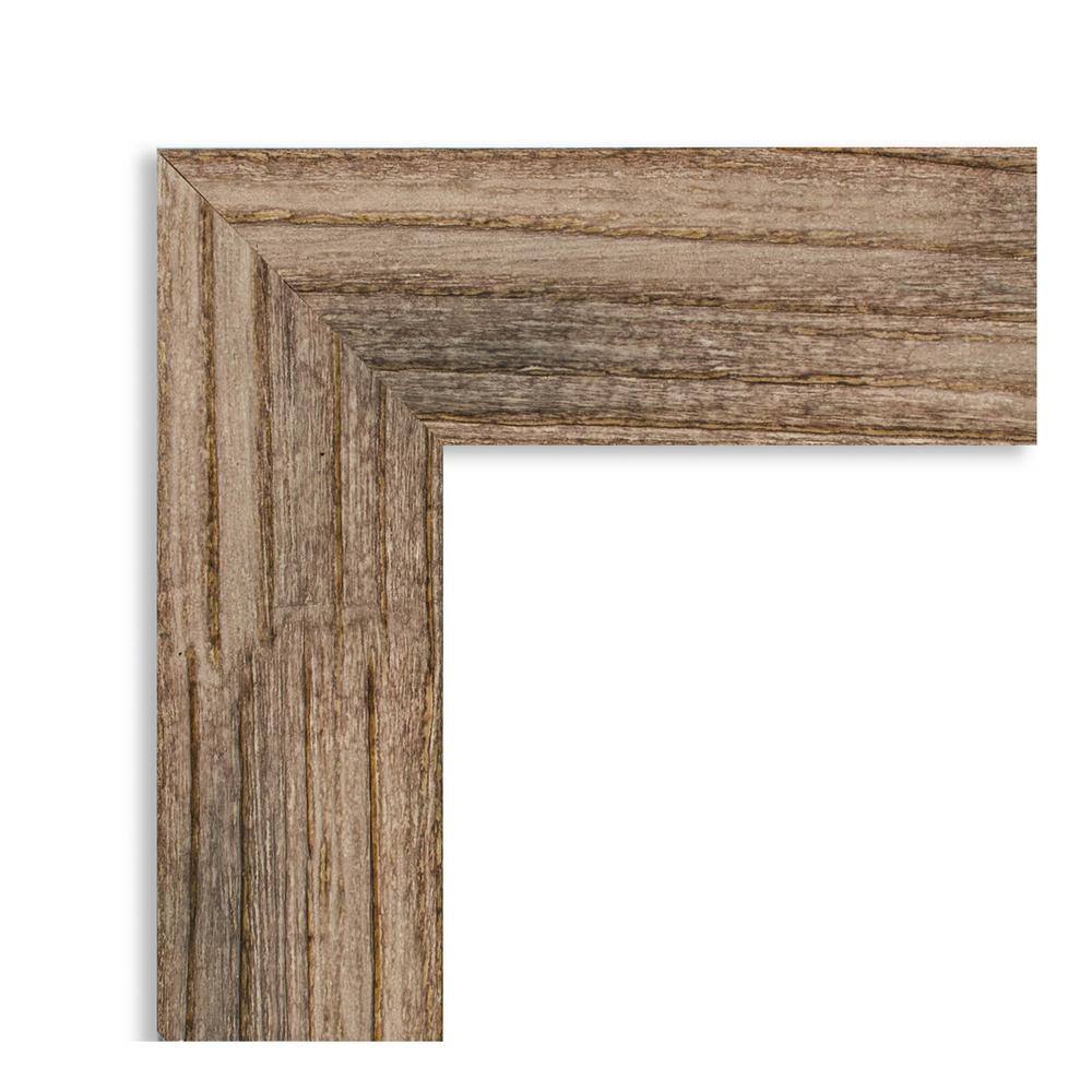 Rustic Brown Full Length Rectangular Wood Mirror