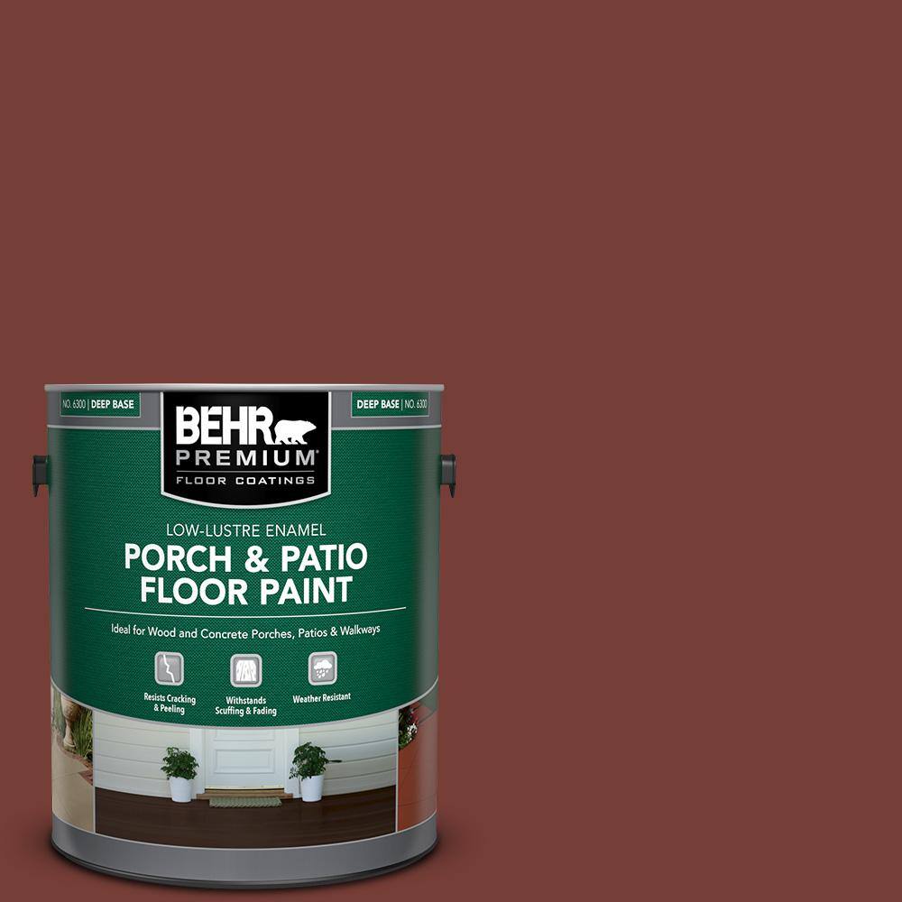 1 gal. #BXC-76 Florence Red Low-Lustre Enamel Interior/Exterior Porch and Patio Floor Paint price history on PriceWatchPro