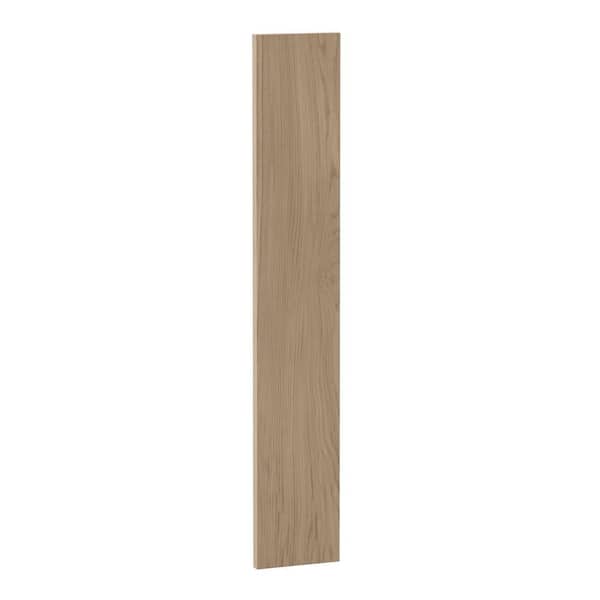 Hampton Bay Sinclair 6 in. W x 0.75 in. D x 36 in. H Wall Filler in Shaker Light Oak