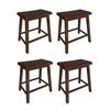 Pemberly Row 29 Cushion Saddle Stool in Antique Walnut, 1 - Kroger