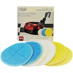 10 in. Assorted Floor Polishing and Scouring Pads (6-Pack)