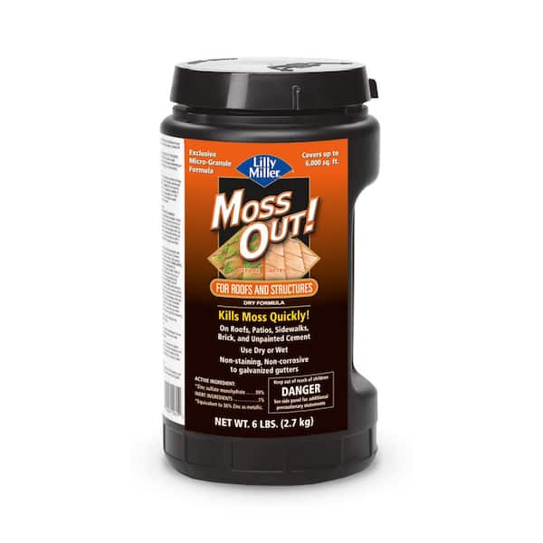 Moss Out! 6 lb. 6,000 sq. ft. Roof and Walkway Moss Killer Granules