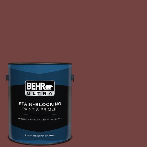 BEHR ULTRA 1 gal. #S-H-150 Chianti Satin Enamel Exterior Paint & Primer