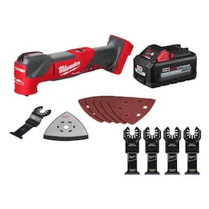 M18 FUEL 18V Lithium-Ion Cordless Brushless Oscillating Multi-Tool w/ 6.0 Battery & OMT Blades