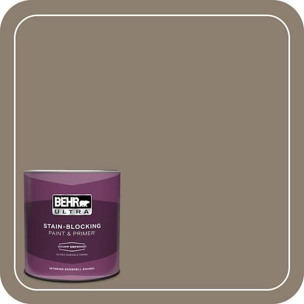 BEHR ULTRA 1 qt. #BNC-36 Restful Brown Extra Durable Eggshell Enamel Interior Paint & Primer