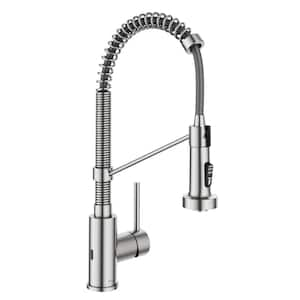 Bolden Single Handle Pull-Down Sprayer Kitchen Faucet with Touchless Sensor in Spot Free Stainless Steel