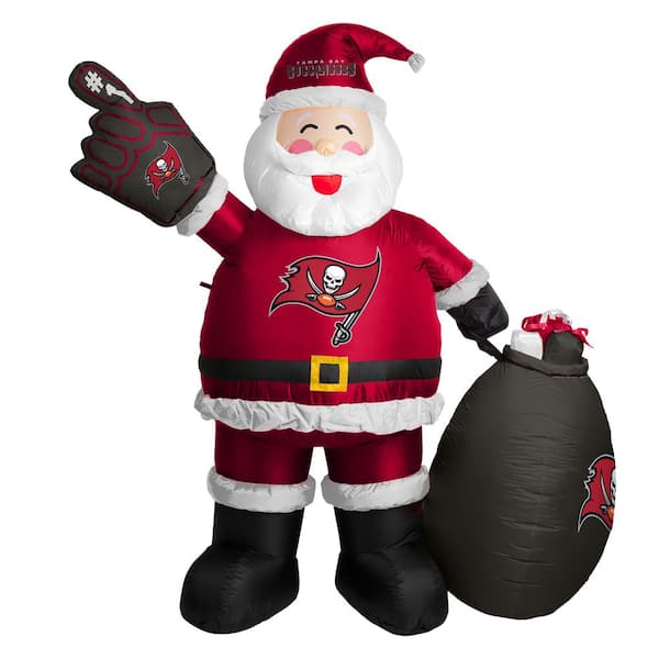7 ft. H x 2 ft. W Tampa Bay Buccaneers Santa Inflatable