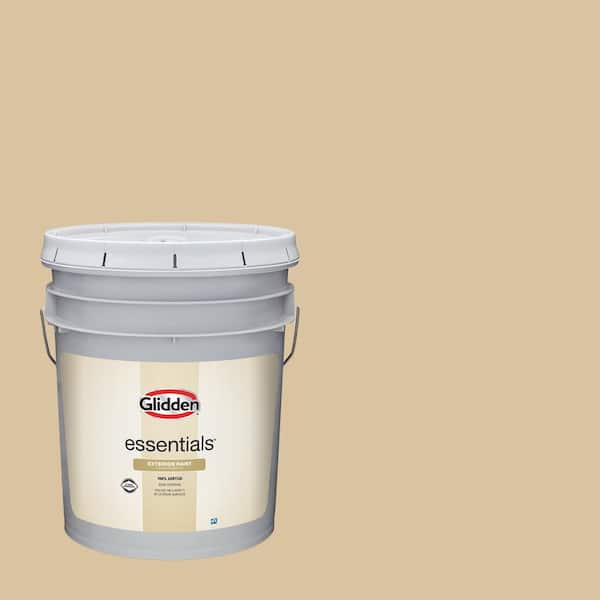 Glidden Essentials 5-gal. Birch Beige PPG1094-3 Semi-Gloss Exterior Paint
