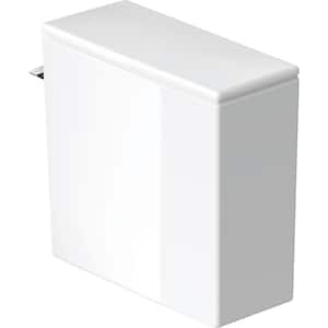 Durastyle 1 GPF Single Flush Toilet Tank with Gravity Fed Technology in White