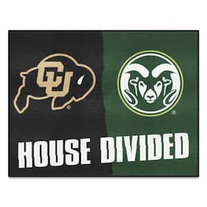 Colorado/Colorado State Multi-Colored House Divided 3 ft. x 4 ft. Area Rug