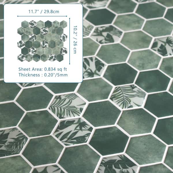 Ceramic Mosaic Tiles for Crafts Bulk, Green Mosaic Tiles Assorted Sizes and  Shape, Irregular Broken Porcelain Tiles, Crystal Mosaic Glass Pieces for