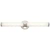 KICHLER Indeco 27 in. Polished Nickel Integrated LED Transitional ...