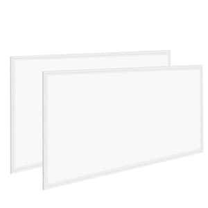 2 ft. x 4 ft. 7800 Lumens Integrated LED Panel Light, 5000K LED Troffer Panel Light ETL Listed (2-Pack)