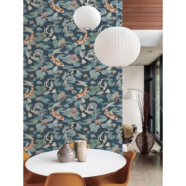 Koi Flags Fabric, Wallpaper and Home Decor