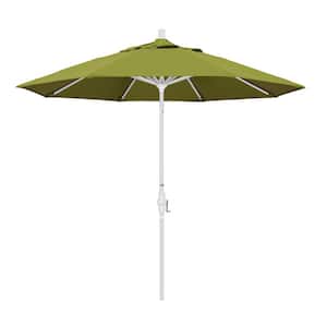 9 ft. Aluminum Collar Tilt Patio Umbrella in Ginkgo Pacifica