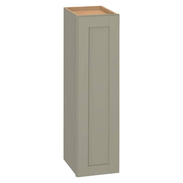 Hampton Bay Westfield Dusk Gray Shaker Stock Assembled Wall Kitchen Cabinet (9 in. W x 12 in. D x 36 in. H)