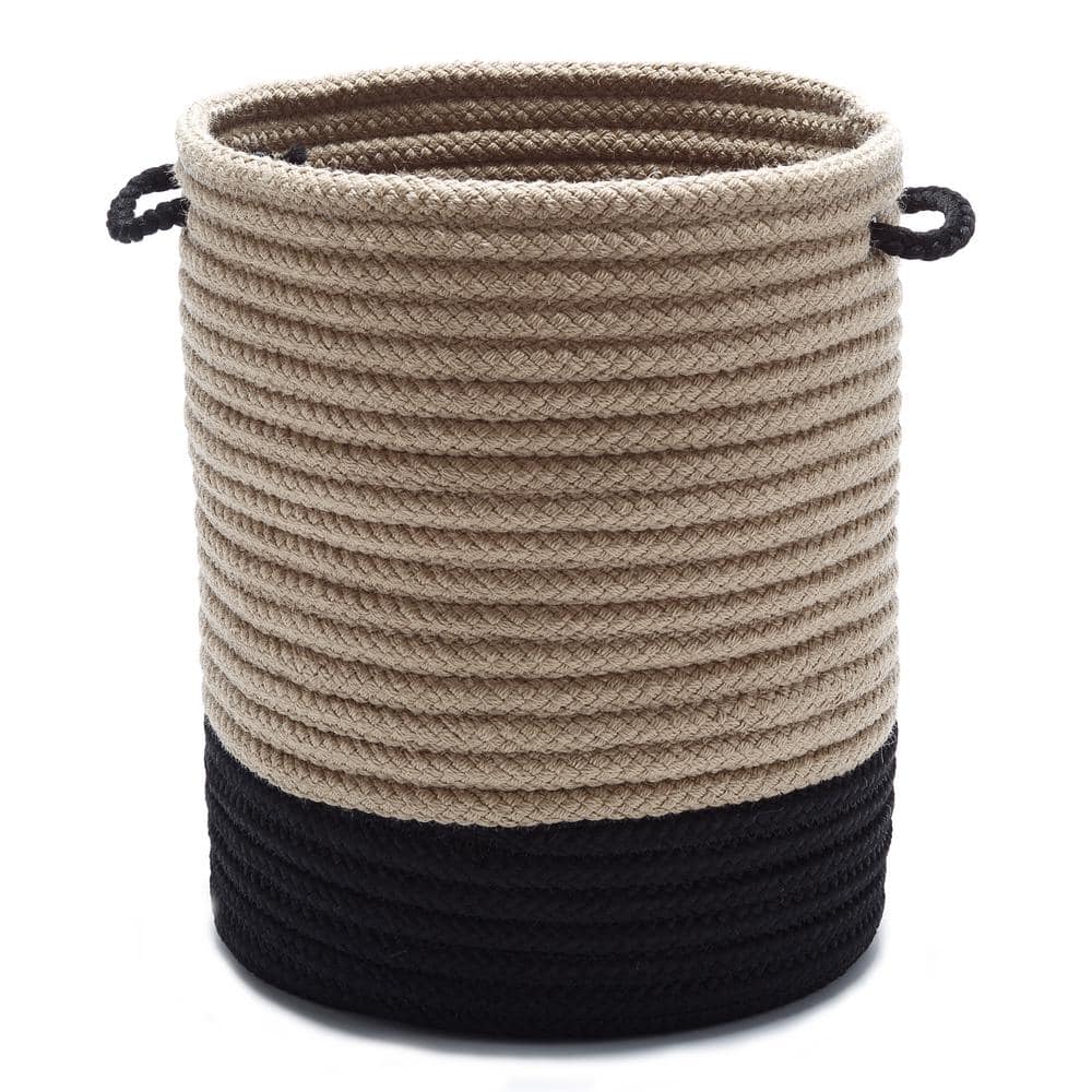 Harbor Black Round Polypropylene Basket