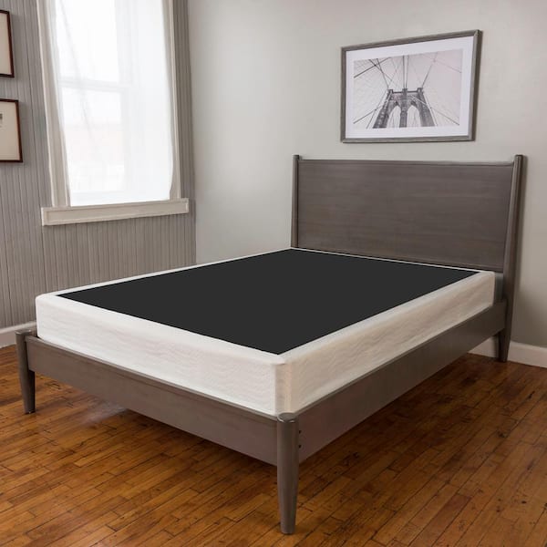 Instant Foundation Quick Assembly Wood, Insta Lock Queen Size Bed Frame