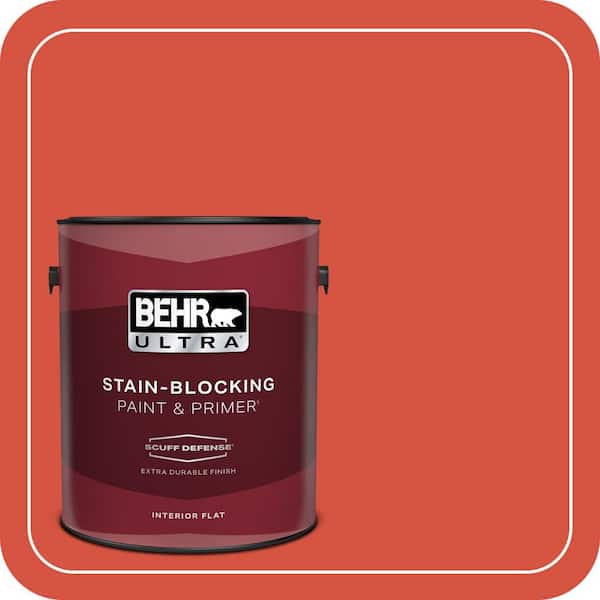 BEHR ULTRA 1 gal. #T18-12 Spirit Warrior Extra Durable Flat Interior Paint & Primer