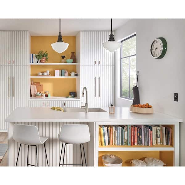 Riley Single Handle Pull-Down Sprayer Kitchen Faucet with Reflex and Power Clean in Spot Resist Stainless