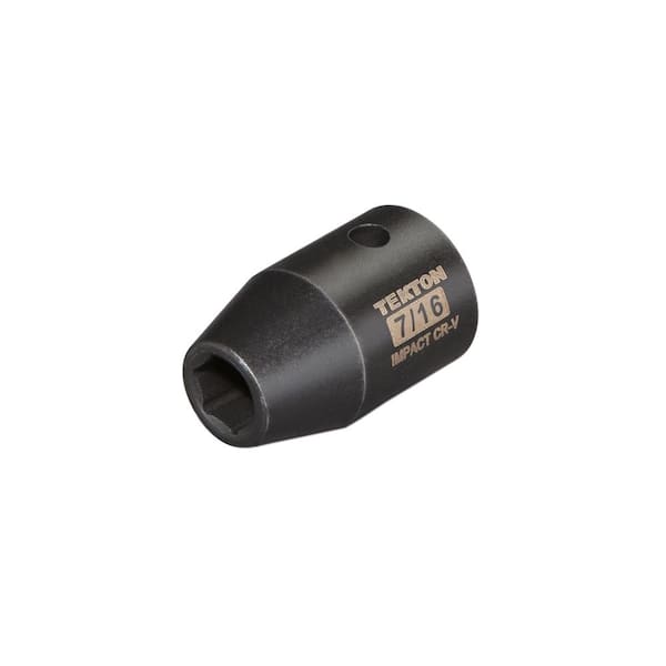 TEKTON 1/2 in. Drive 7/16 in. 6-Point Shallow Impact Socket