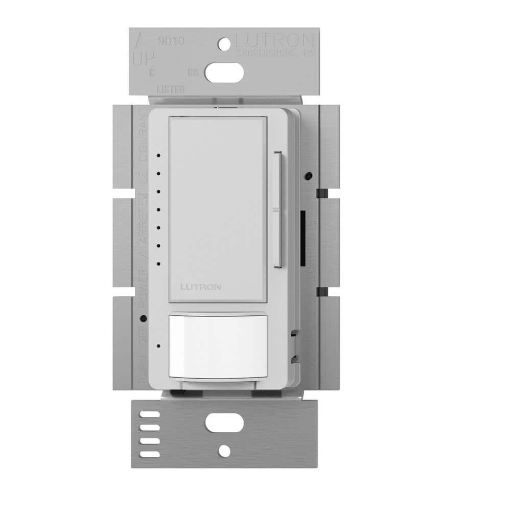 Lutron Maestro LED+ Vacancy-Only Sensor/Dimmer Switch, 150W LED, Single Pole/Multi-Location, Palladium (MSCL-VP153M-PD)