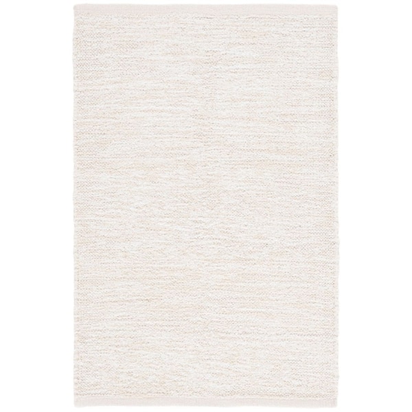 Montauk 3 ft. x 5 ft. Ivory Modern Solid Area Rug
