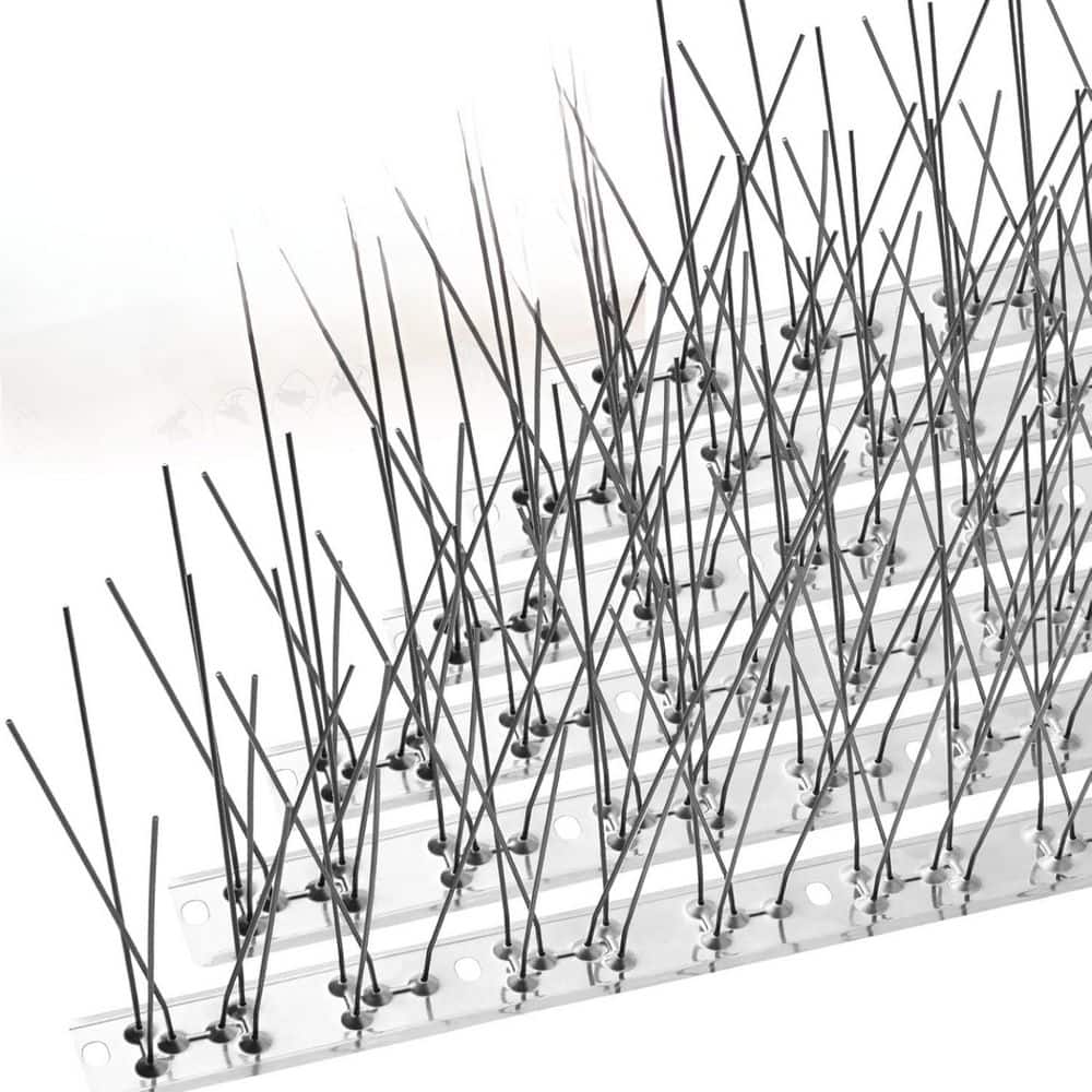 10 ft. Stainless Steel Bird Spikes Pre-Assembled for Pigeons and Birds Durable and Weatherproof price history on PriceWatchPro