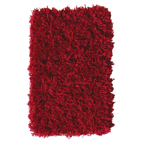 Home Decorators Collection Ultimate Shag Red 2 ft. x 5 ft. Area Rug