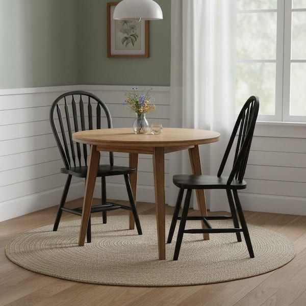 International Concepts Black Windsor Arrow Back Chair 1C46-113