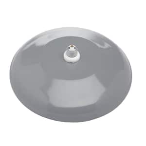 Farmers 1-Light Gray Outdoor Wall Mount Barn Light Sconce with 12 in. Reflector