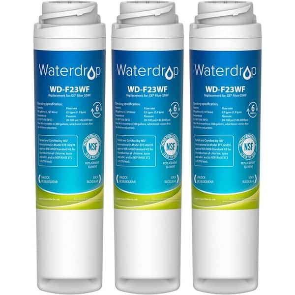 Waterdrop WD-GSWF-3, Refrigerator Water Filter Replacement for GE