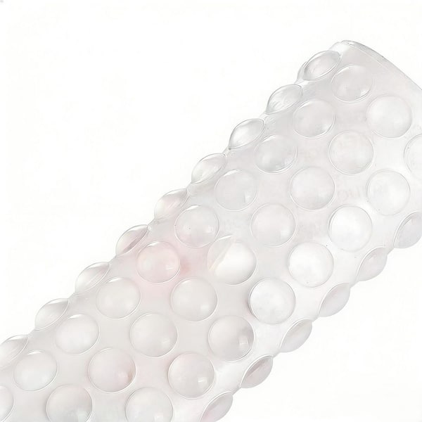 200-Pack Clear Rubber Self-Adhesive Cabinet Door Bumpers, Sound Dampening Dots for Cupboards, Drawers and Furniture
