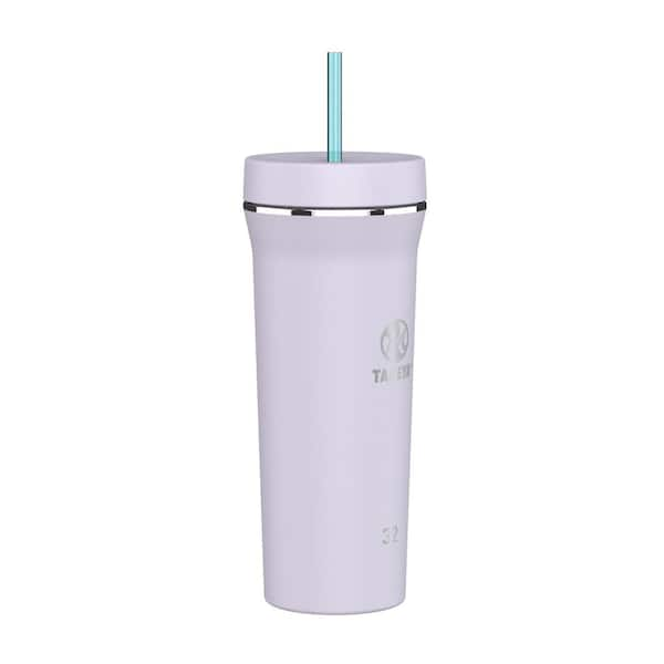 Takeya Tumbler 32 oz. Stainless Steel Standard Straw Tumbler Vivacity Purple, Black