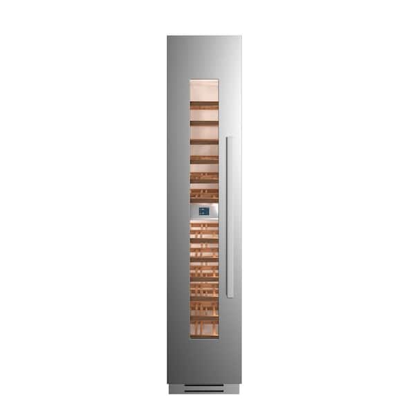 Bertazzoni Dual Zone 52-Bottle Built-In Wine Cooler in Stainless