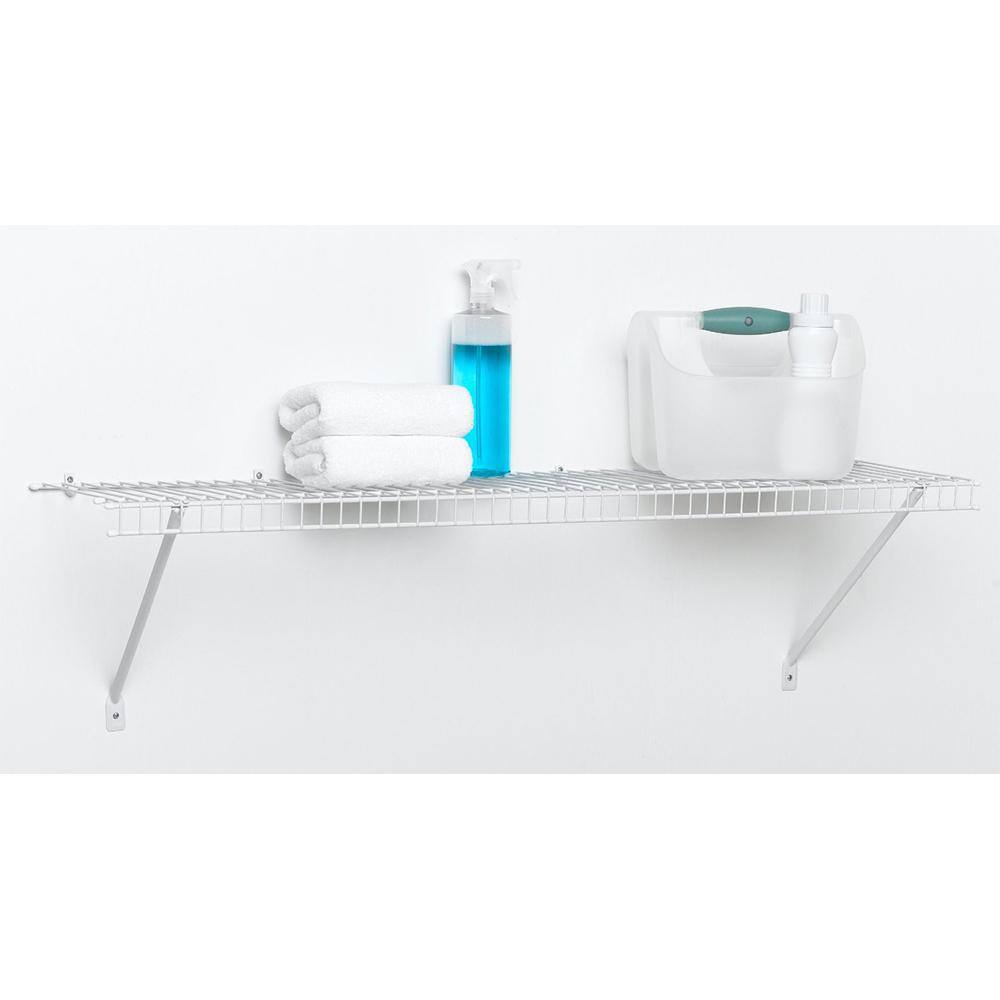 Buy 12 in. D x 48 in. W x 12 in. H Ventilated Wire Closet System Shelf