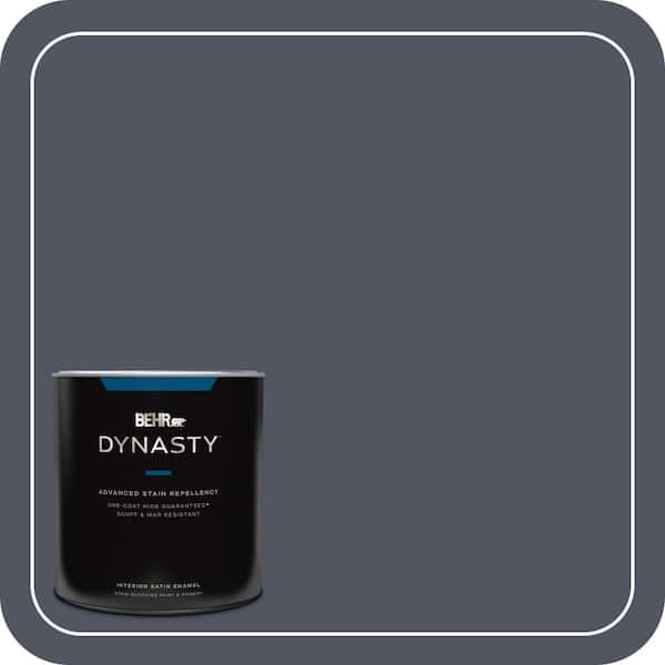 BEHR DYNASTY 1 qt. #MQ5-06 Ball Gown One-Coat Hide Satin Enamel Interior Stain-Blocking Paint & Primer