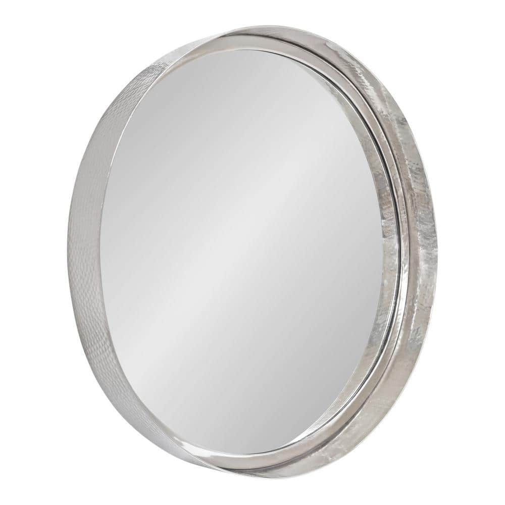 Infinity Silver Round Wall Mirror 48 + Reviews | CB2